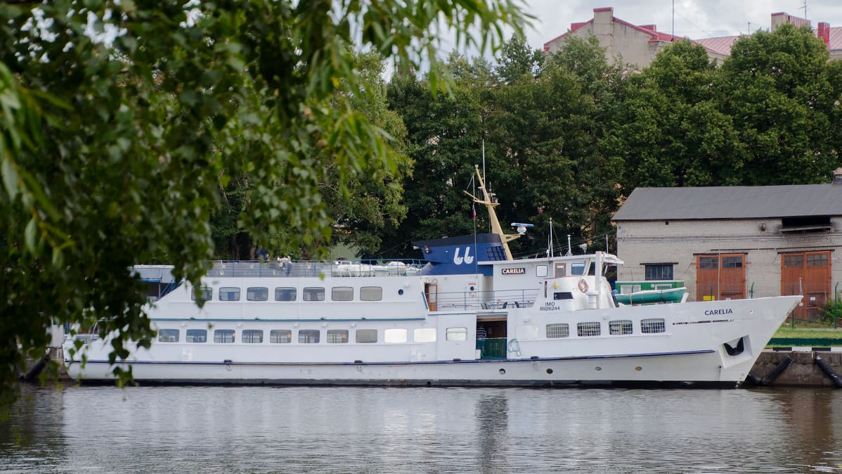M/S Carelia Viipurin satamassa.