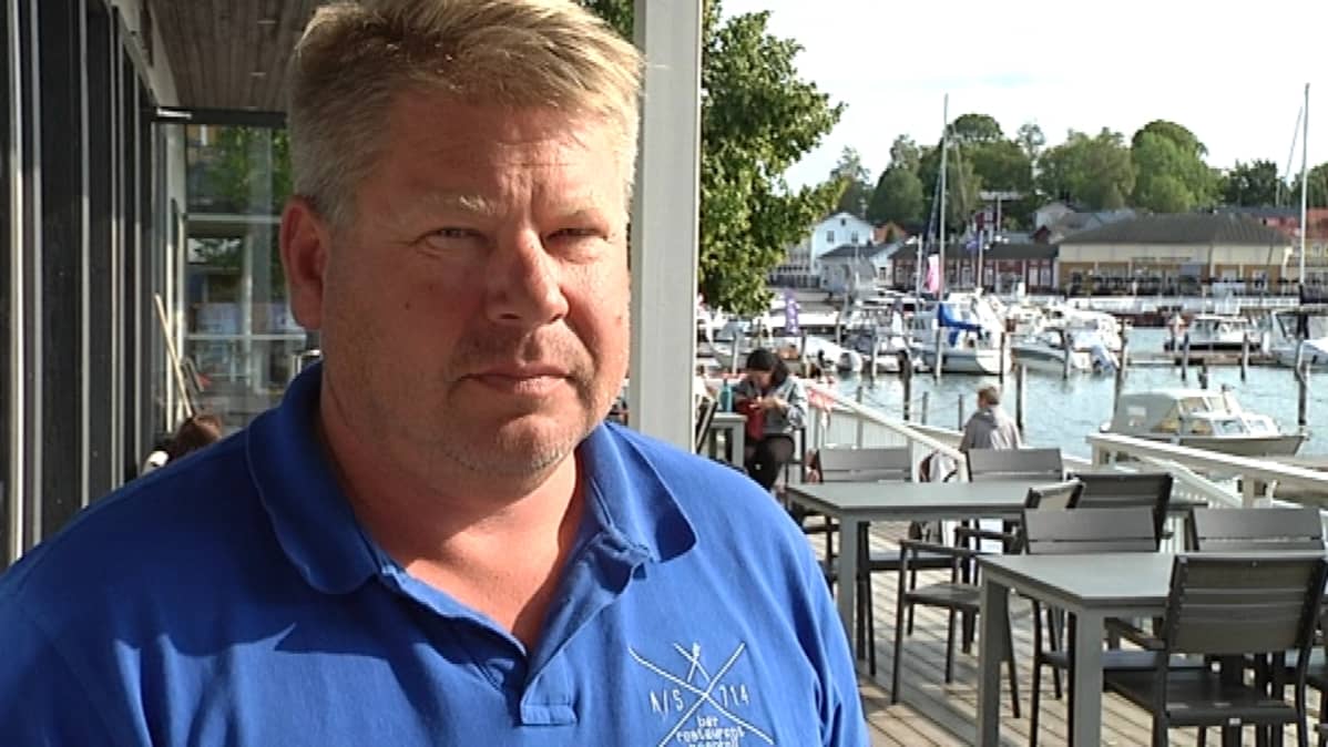 Naantalin vierasvenesataman yrittäjä Miska Pekkola
