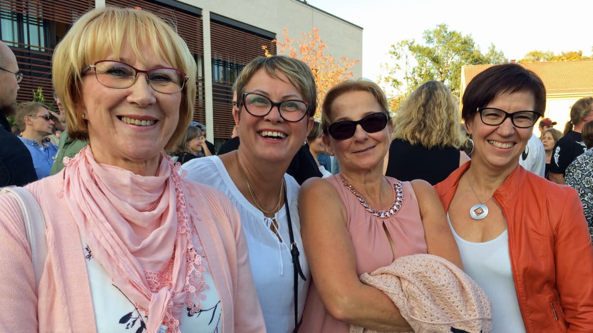Taija Ilomäki, Jaana Nurminen, Pirjo Kiuru ja Pirjo Johansson