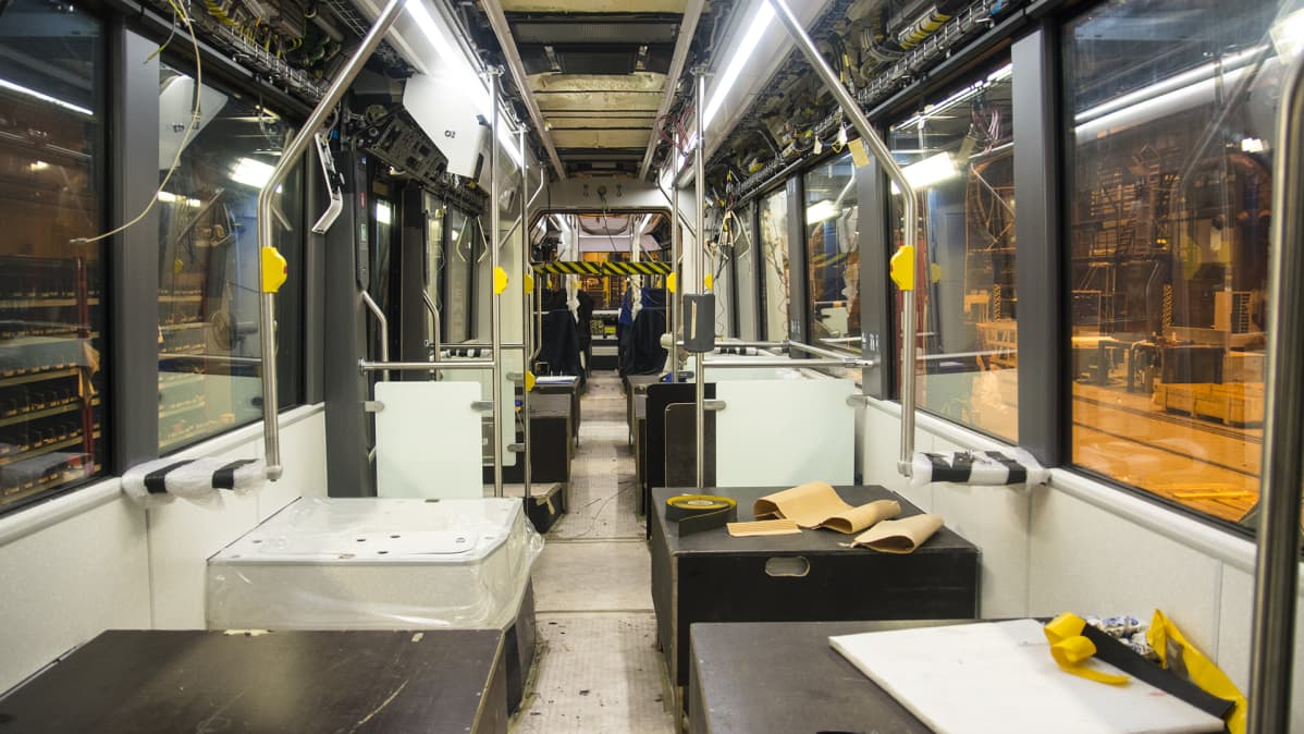 Transtechin Raitiovaunun valmistus
