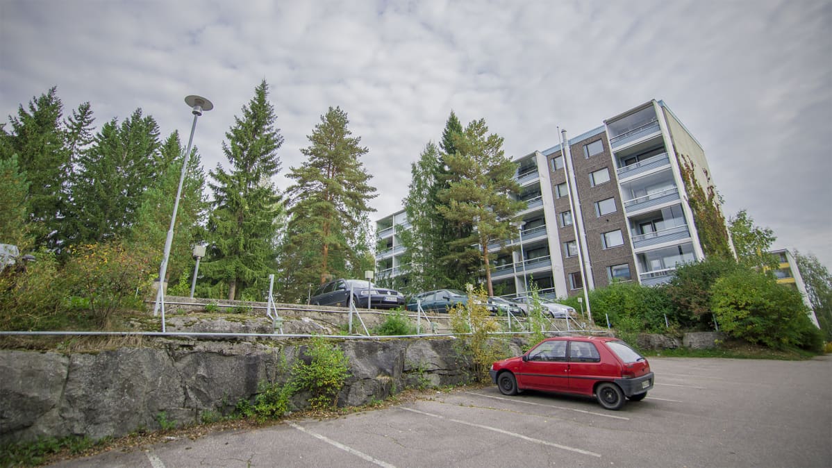 Lähiön taloja