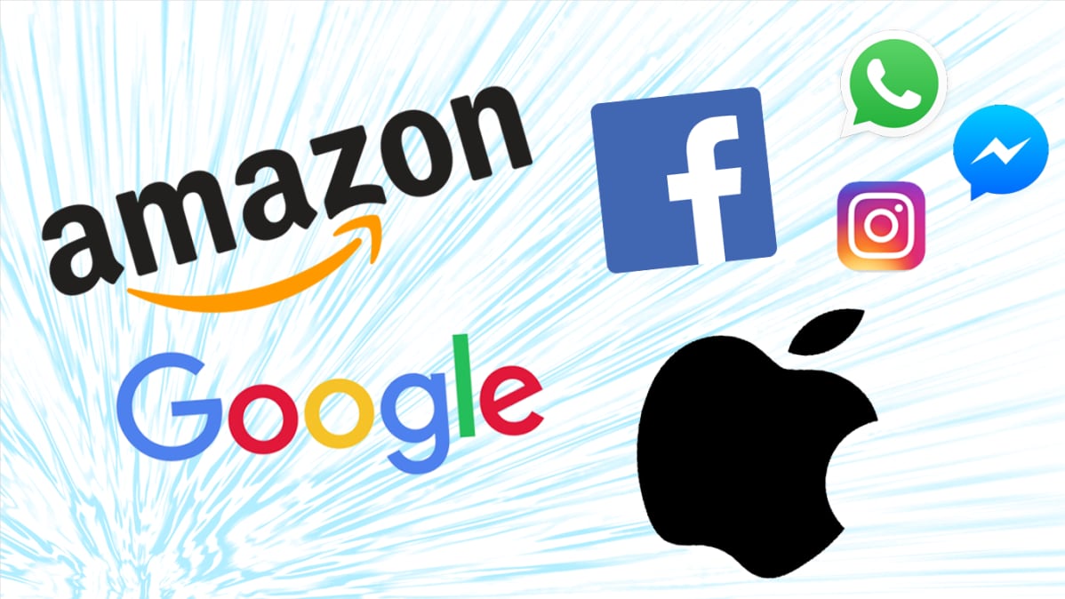 Logokimara Amazon Facebook Apple Google