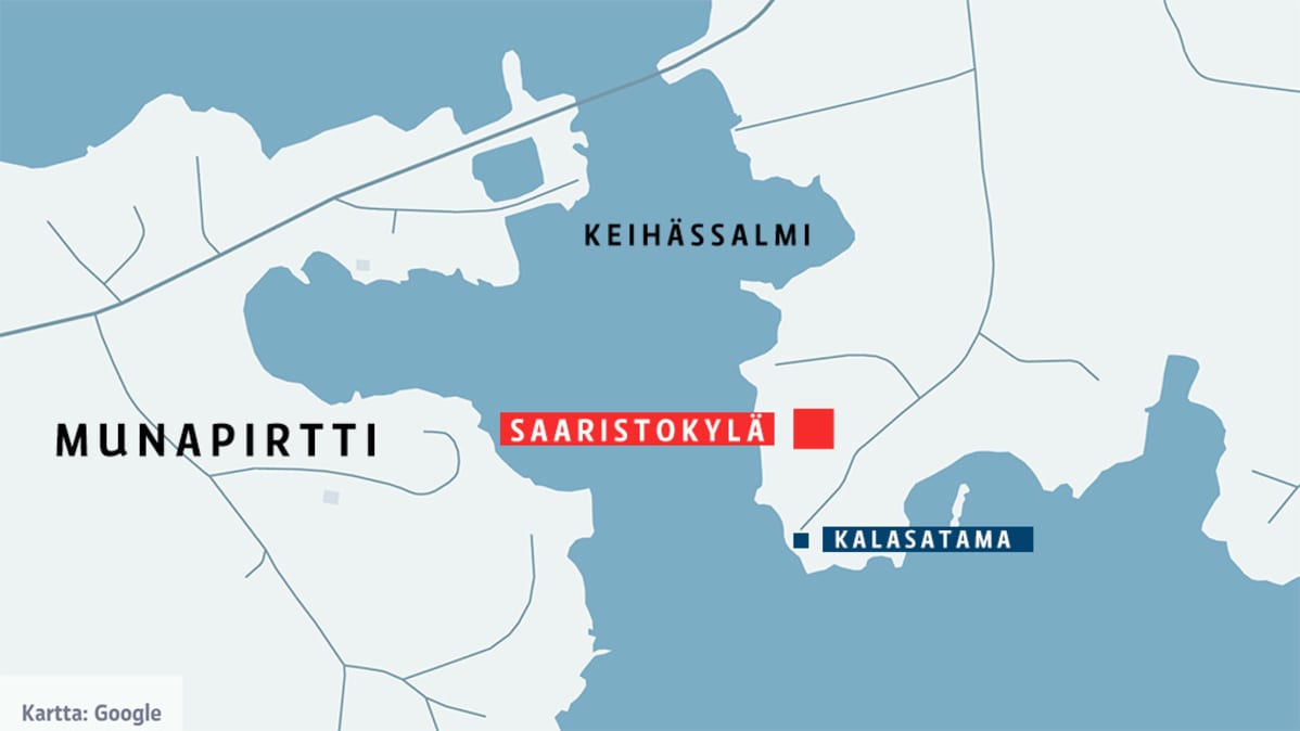 Kartta Keihässalmesta