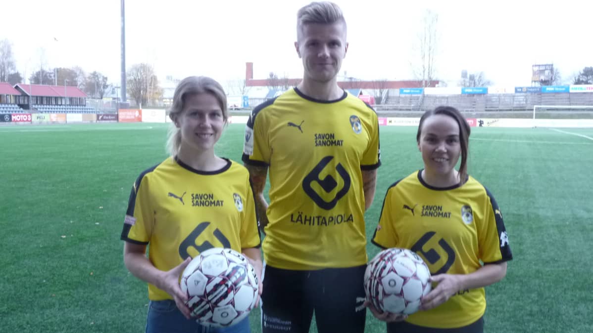 Paula Auvinen, Petteri Pennanen ja Neea Berg.