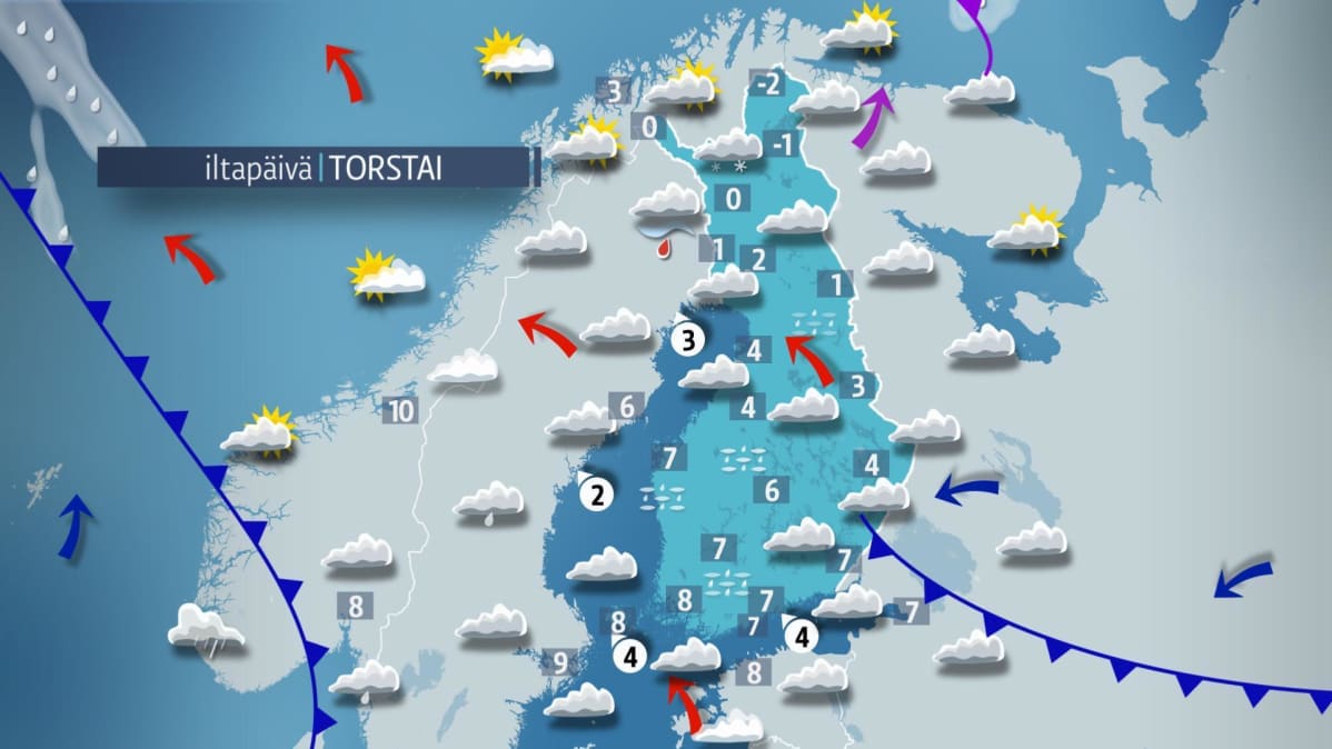 torstain sääkartta