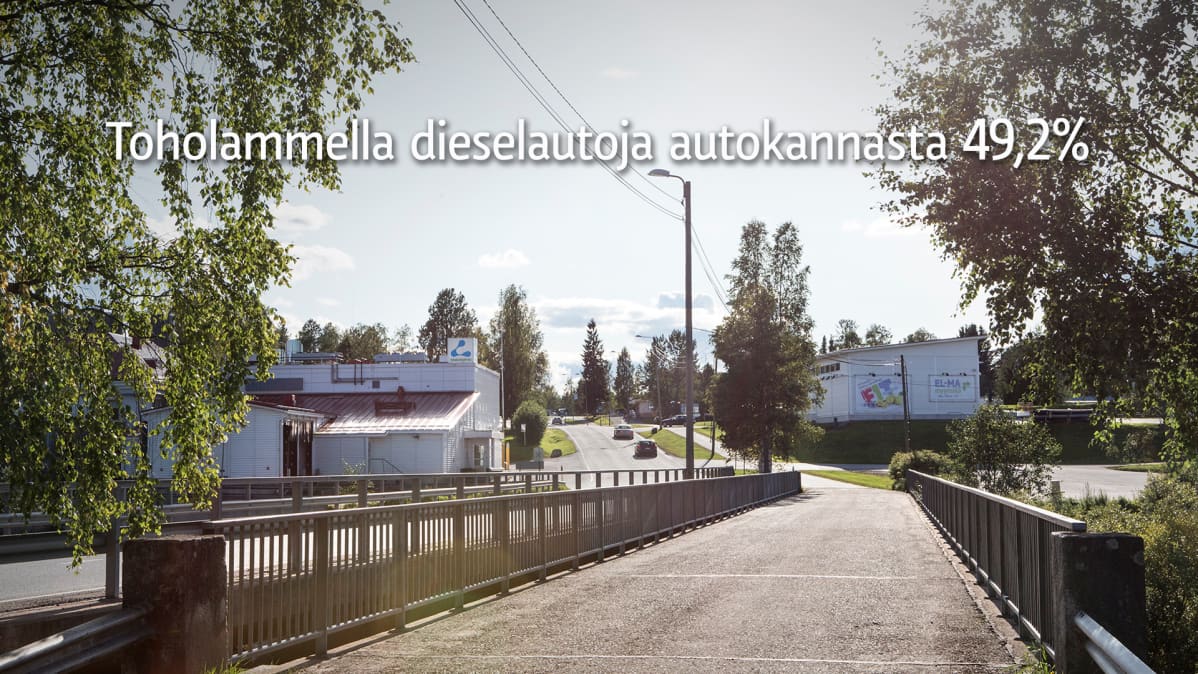 Toholammen keskustaa