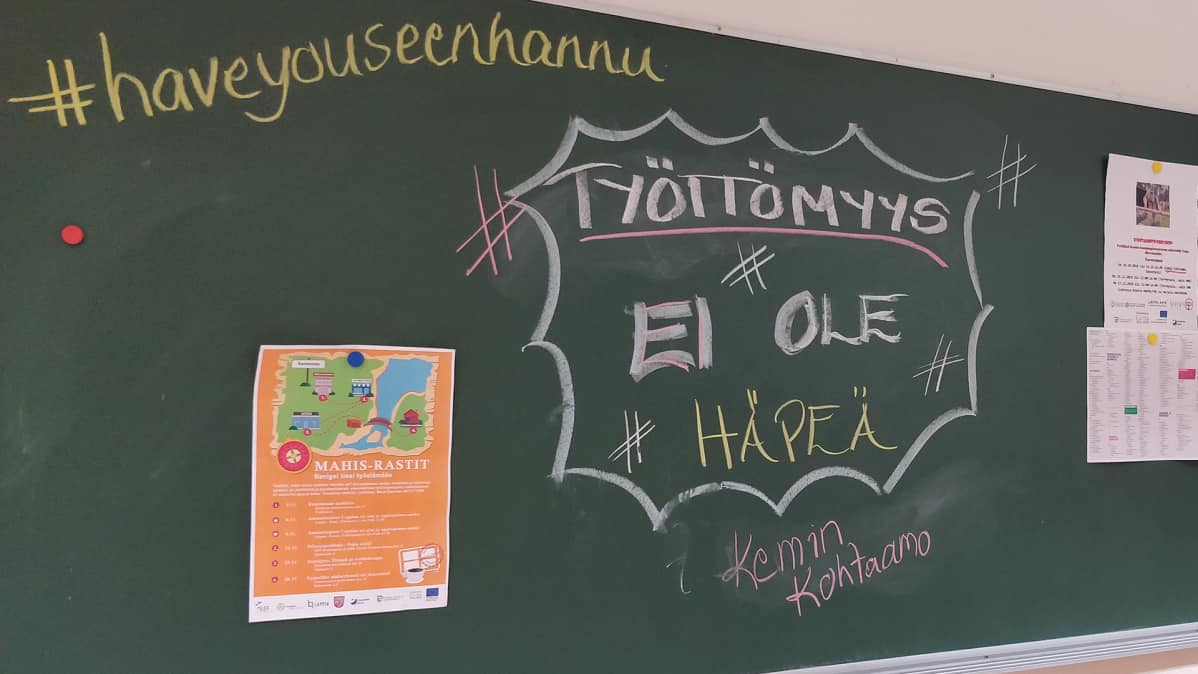 Tekstiä liitutaululle