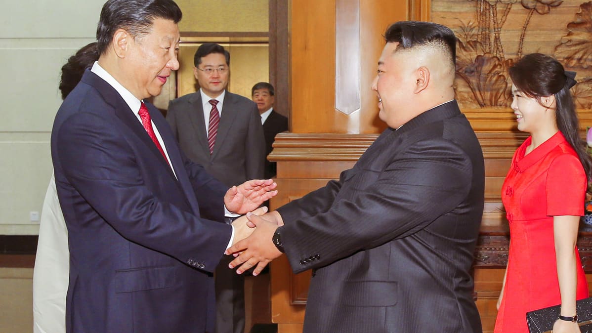 Xi Jinping ja Kim Jong-un.