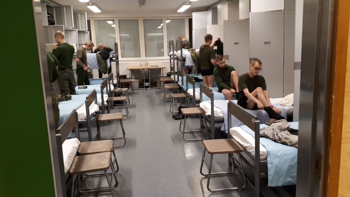 Alokkaita Kainuun prikaatissa.