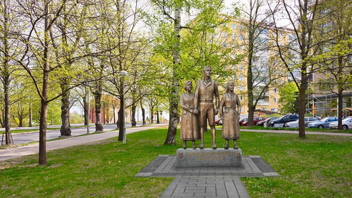 Havainnekuva evakkopatsaasta.
