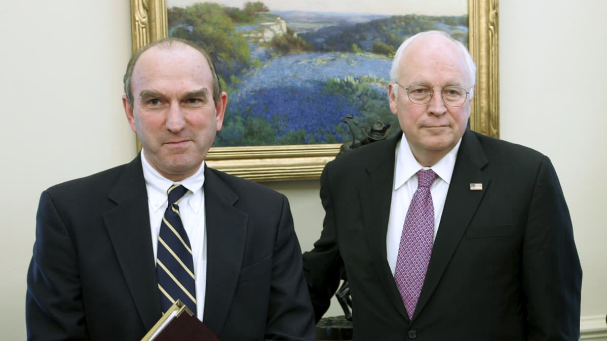 Elliott Abrams ja Dick Cheney.