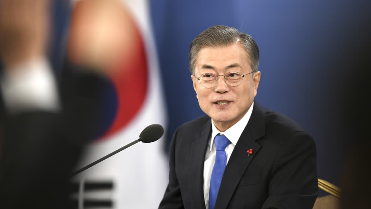 Etelä-Korean presidentin Moon Jea-in