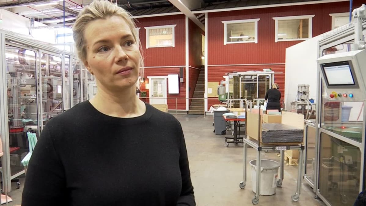 Sinituote toimitusjohtaja Johanna Hamro-Drotz