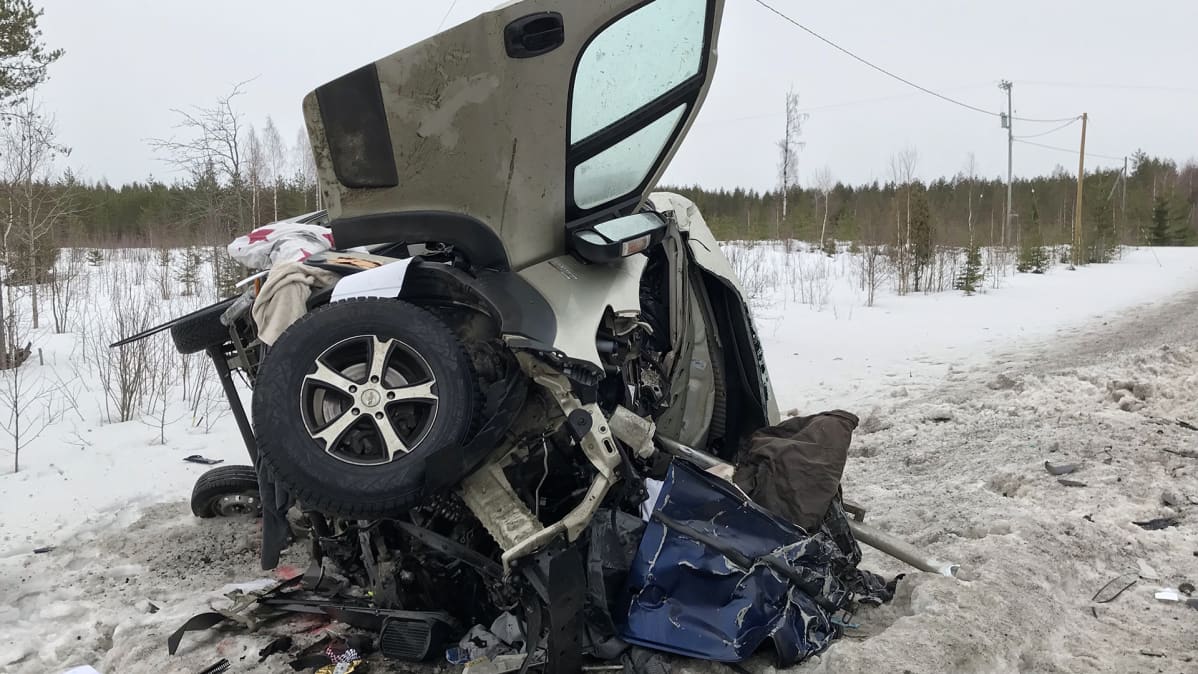 Kuva onnettomuuspaikalta 31. maaliskuuta.