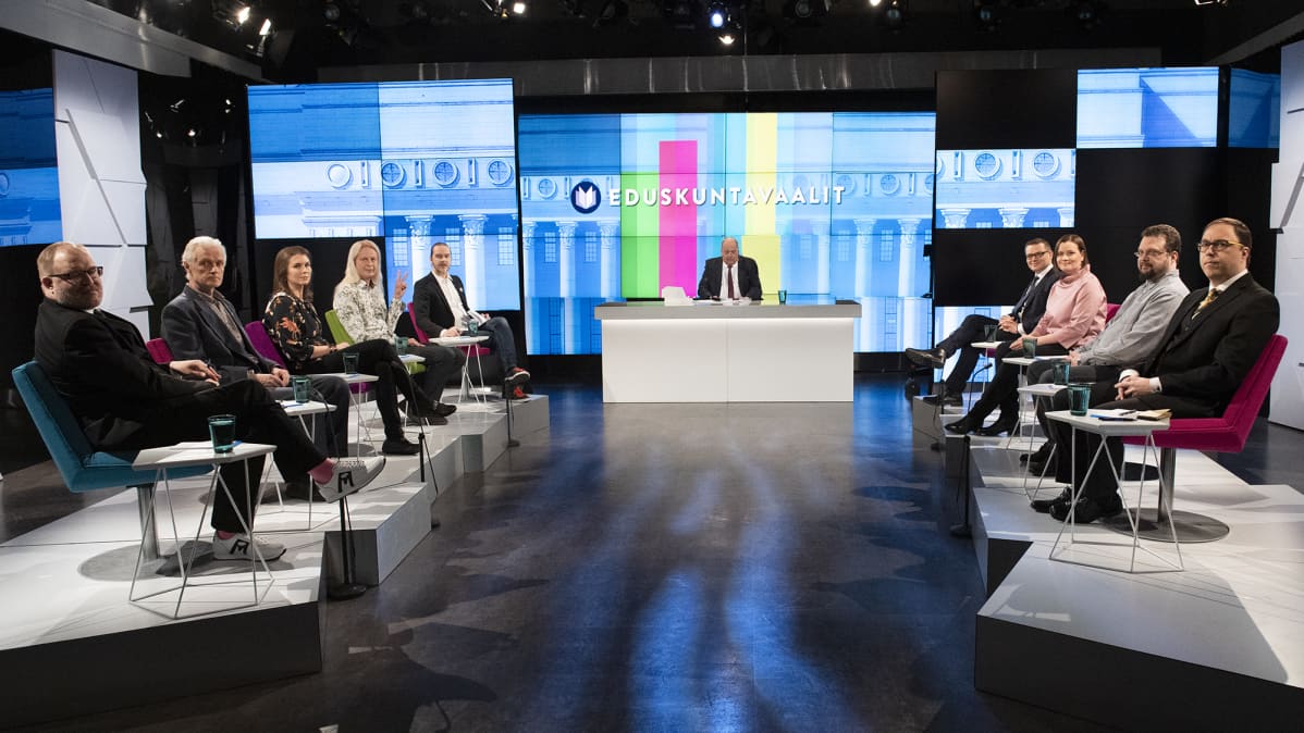 Pienpuolueet Ylen vaalitentissä.