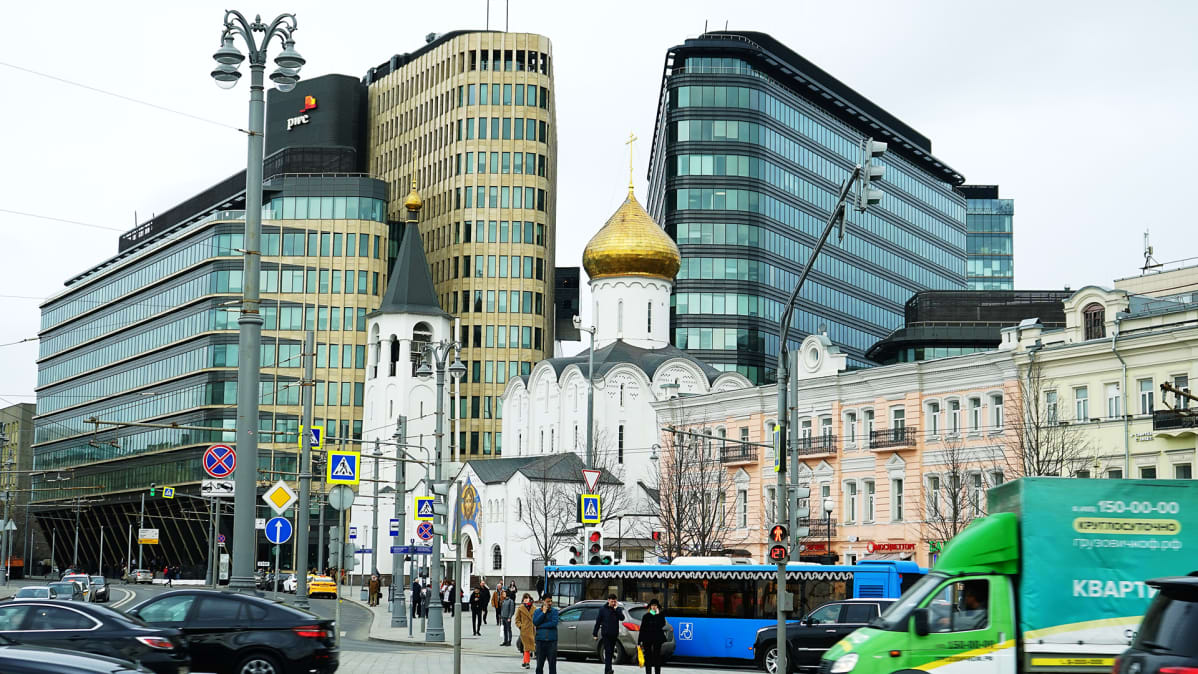 Katunäkymä Moskovasta