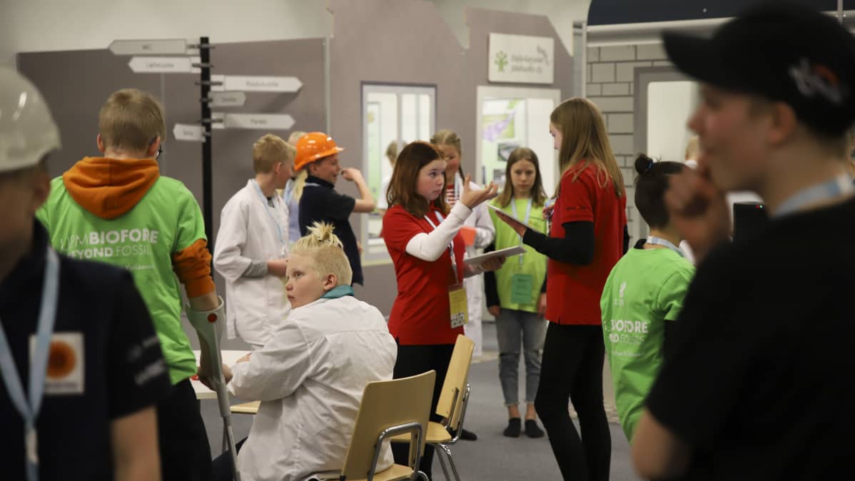 Lasten yrityskylä Family Centerissa