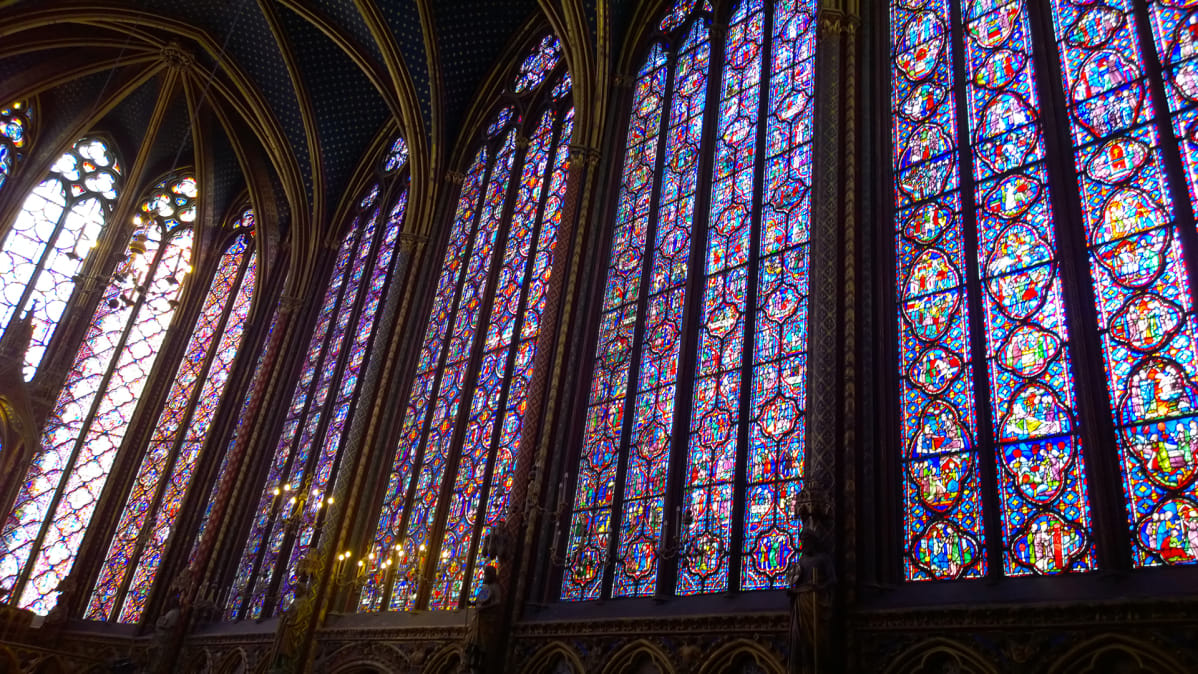 Sainte-Chapellen kappeli Pariisissa.