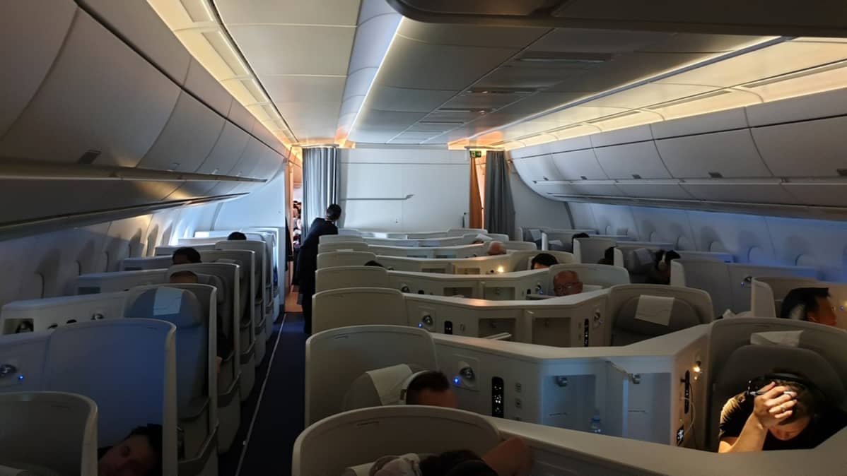 finnair Airbus a350 businessluokka
