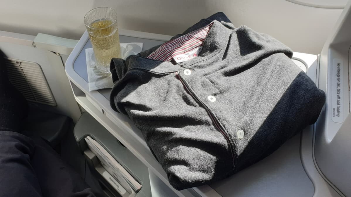 Qatar Airways pyjama