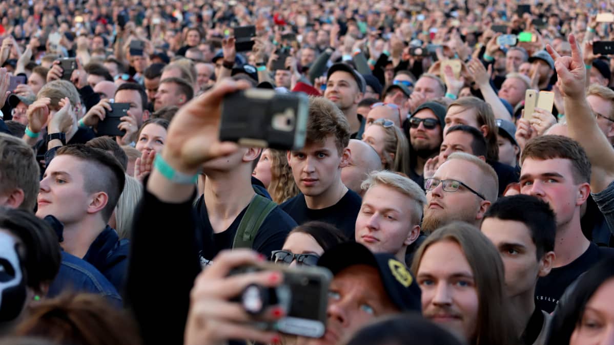 Metallica-keikka Hämeenlinnassa 16.7.2019.