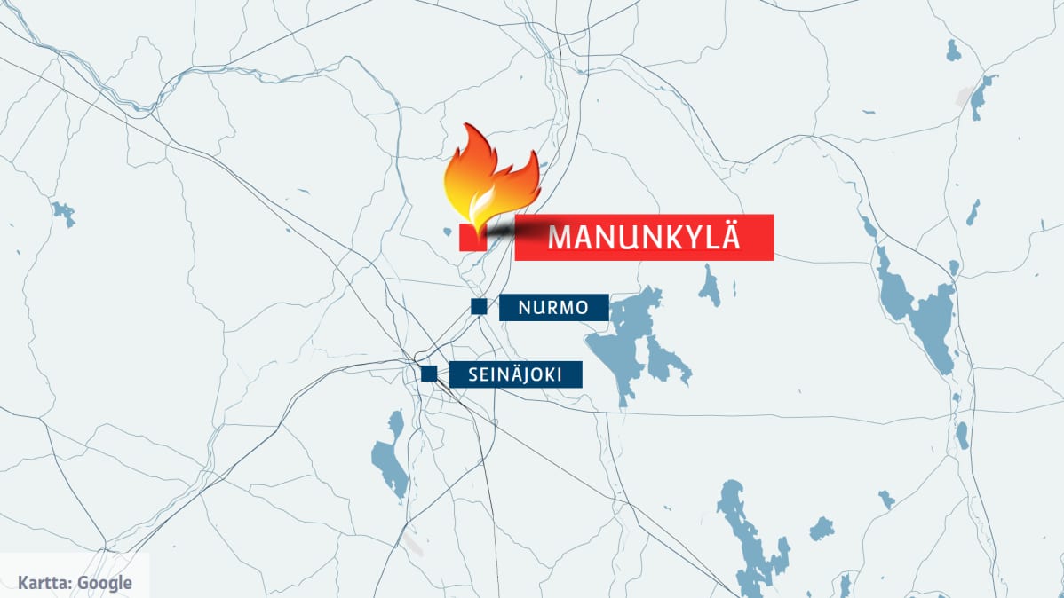 Manunkylä kartalla.