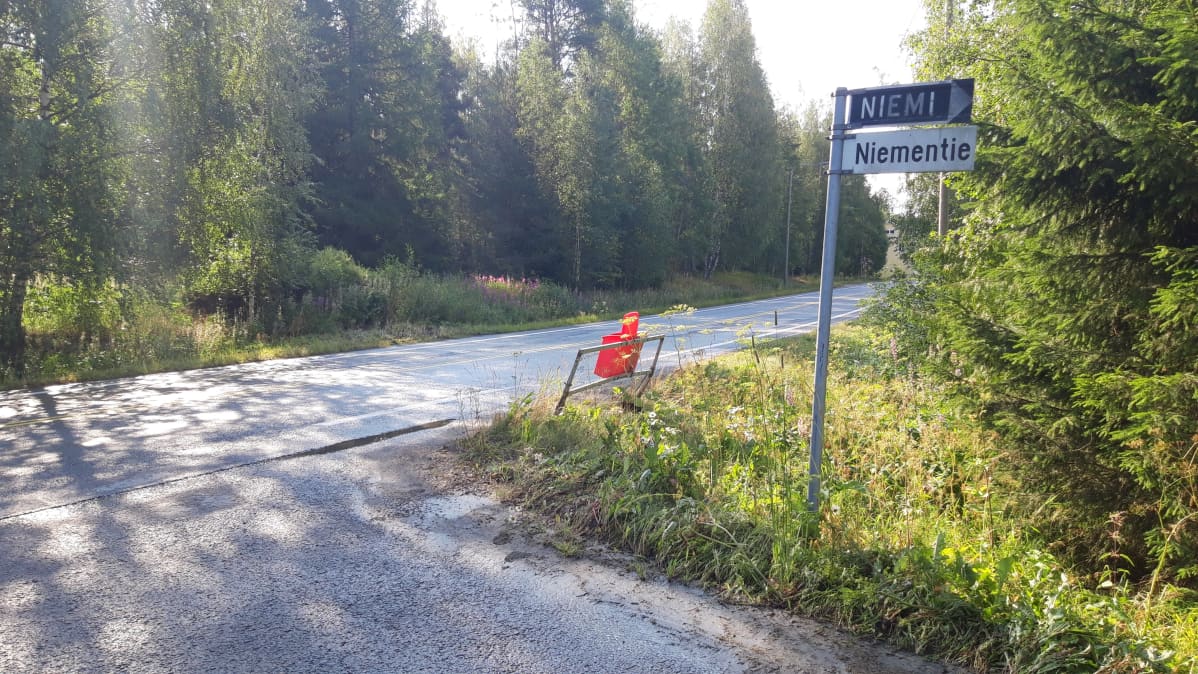 Onnettomuuspaikka Kihniänkylällä Peräseinäjoella 23072019