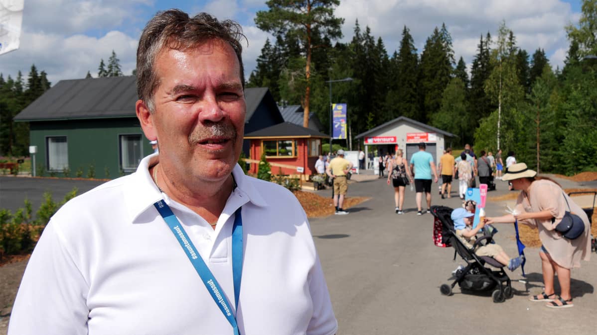 Suomen Asuntomessujen operatiivinen johtaja Heikki Vuorenpää Kouvolan asuntomessuilla 2019