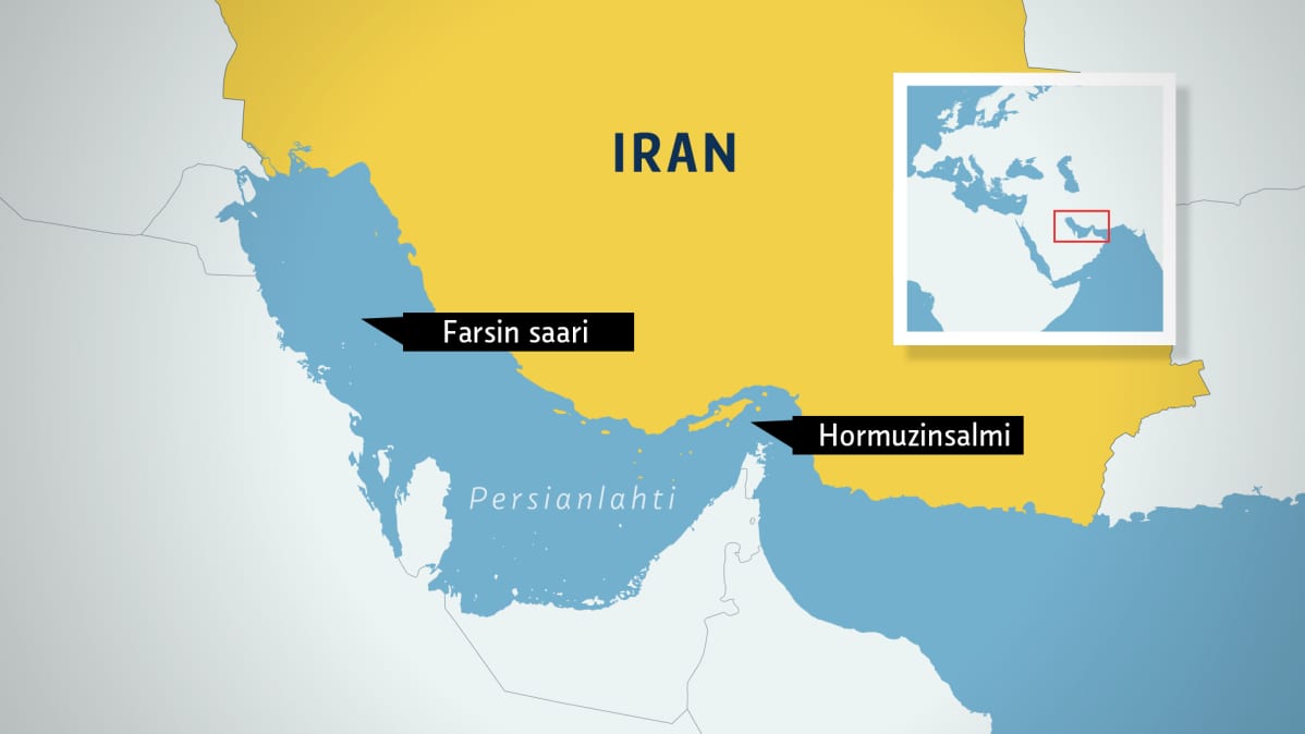 Persianlahden kartta.