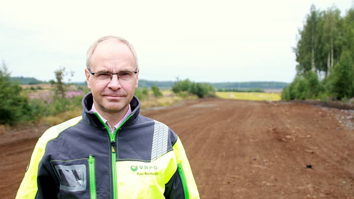 Pasi Rantonen, turvetuotannosta vastaava johtaja, Vapo, Kouvolan Haukkasuo