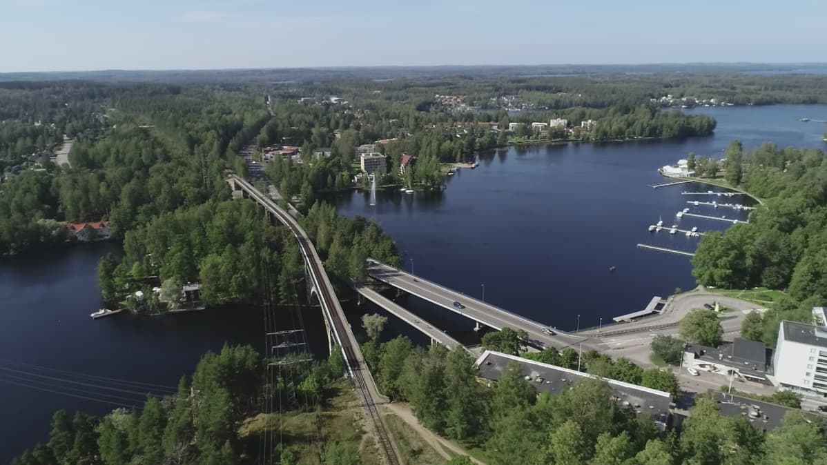 Ilmakuva Heinolasta