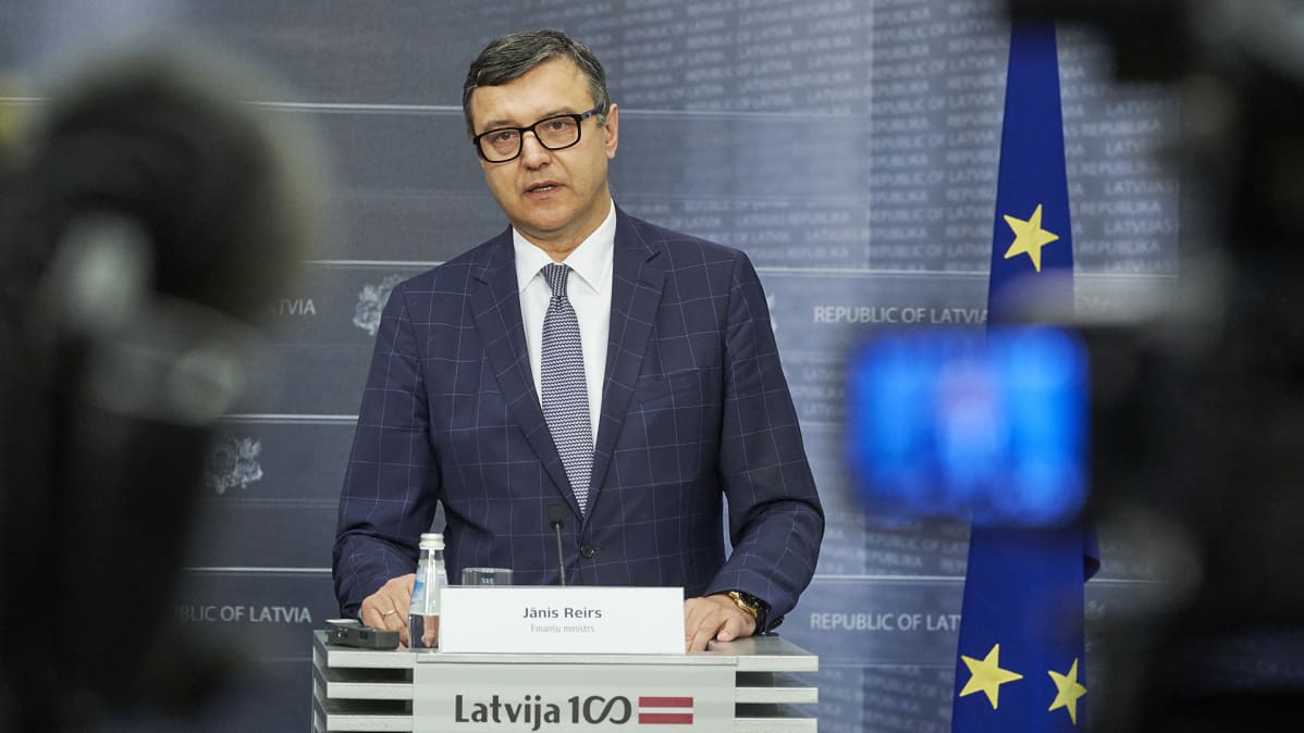 Latvian valtiovarainministeri Jānis Reirs