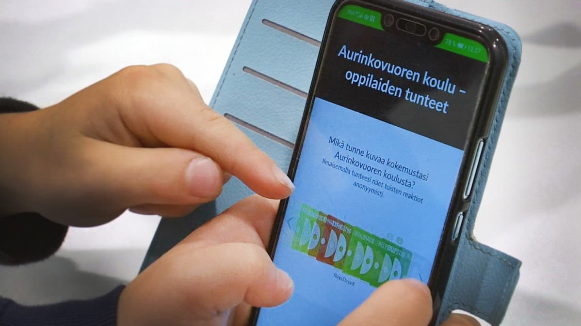 Tunnesovellus Aurinkovuoren koululla