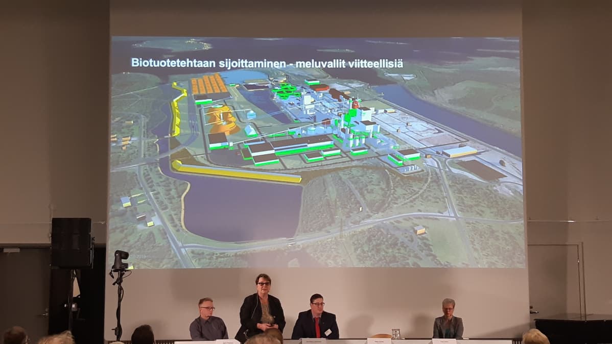 Metsä Fibren Kemin biotuotetehtaas YVA-tilaisuus Kemissä 1.10.2019