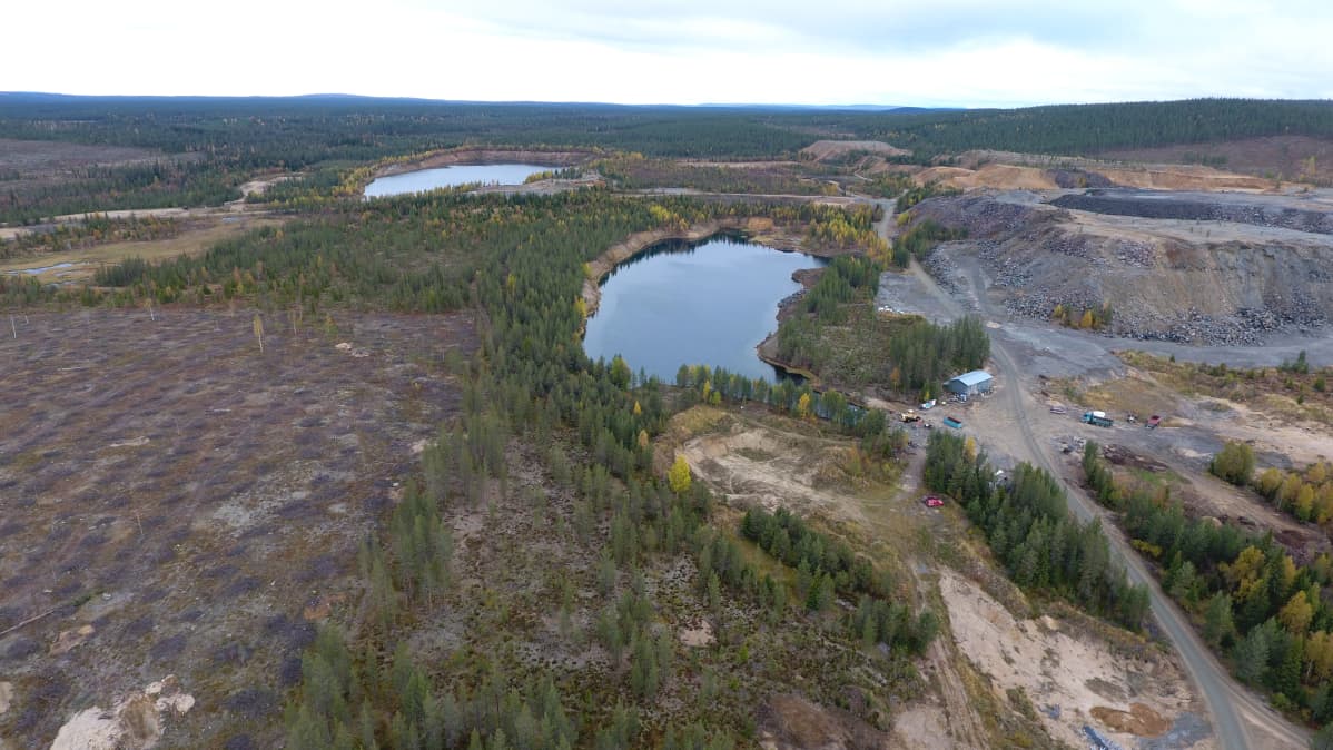 Hannukaisen kaivoshankkeen alueen pohjavesialueiden luokitus on kesken. Hannukainen, Kolari, syyskuu 2019.