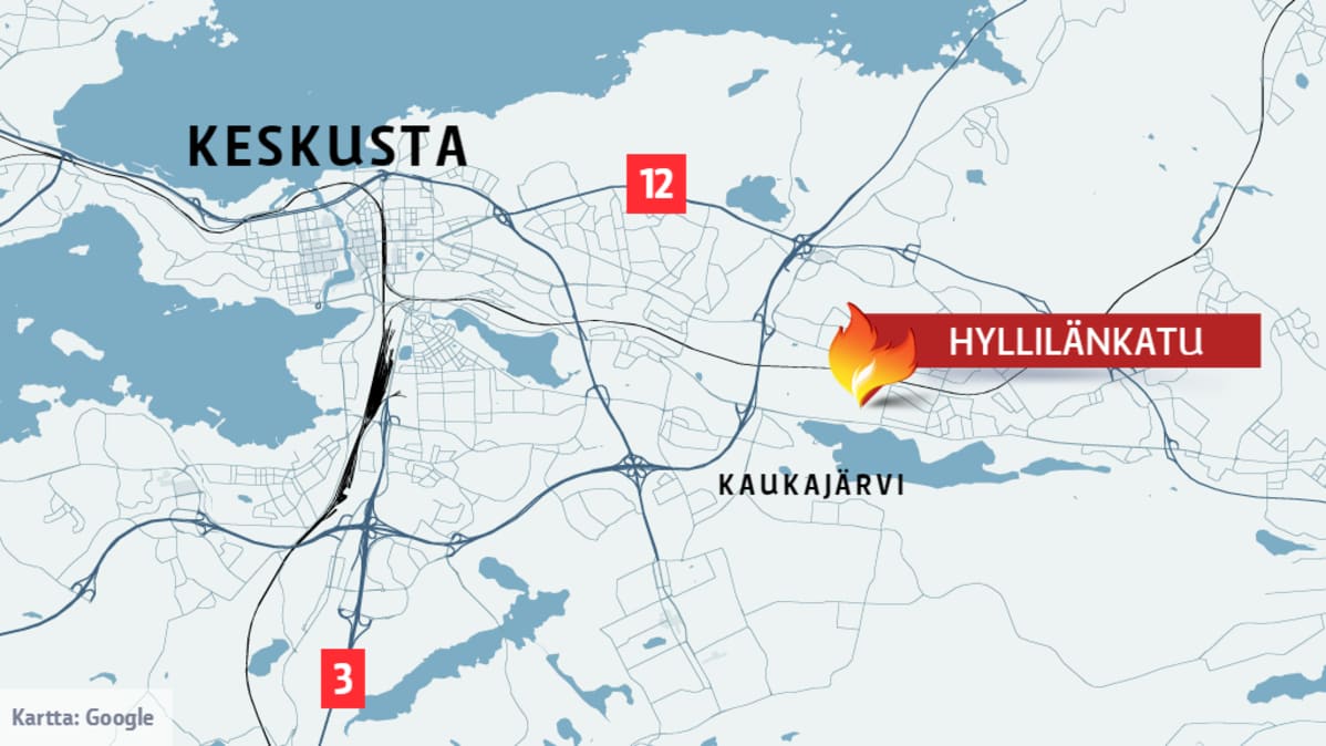 Hyllilänkadun sijainti kartalla