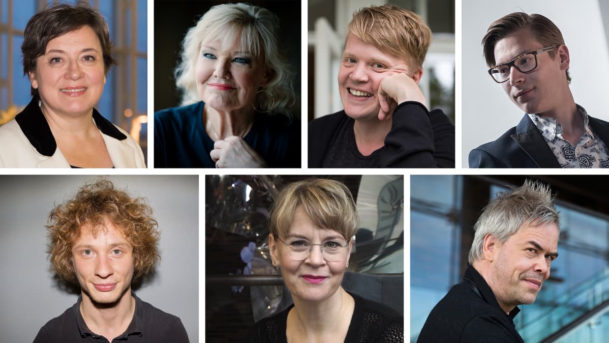 Lilli Paasikivi, Karita Mattila, Pekka Kuusisto, Klaus Mäkelä, Santtu-Matias Rouvali, Susanna Mälkki ja Hannu Lintu.