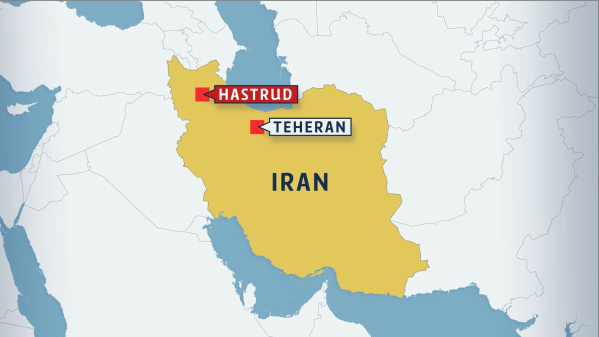 Iranin kartta.