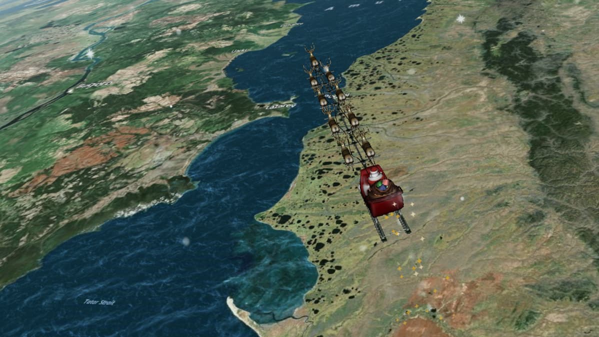 Kuvakaappaus noradsanta-sivustolta.