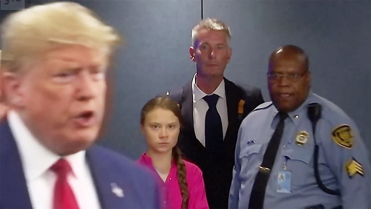 Donald Trump ja Greta Thunberg