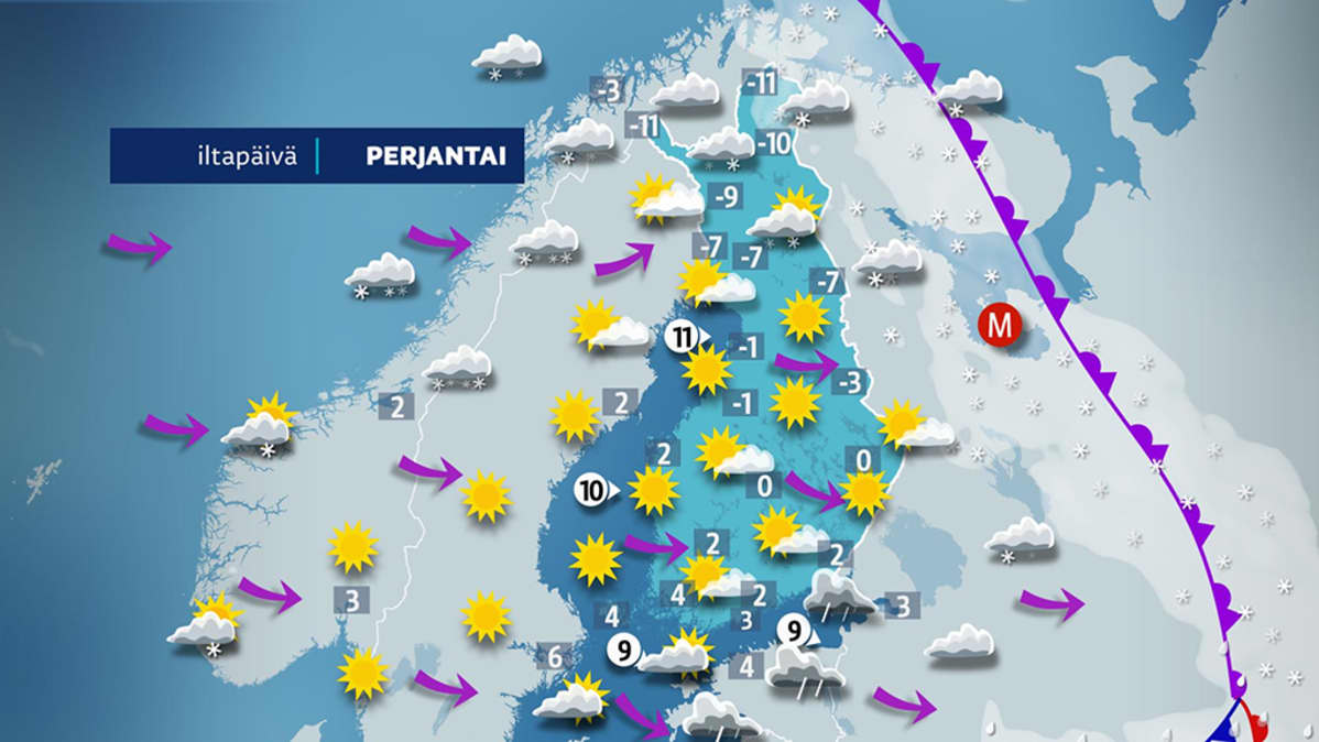Torstain sääennuste.