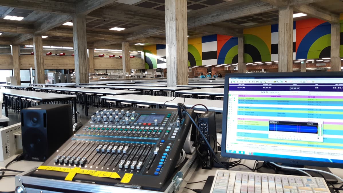 Ylen studio Vekaranjärvellä