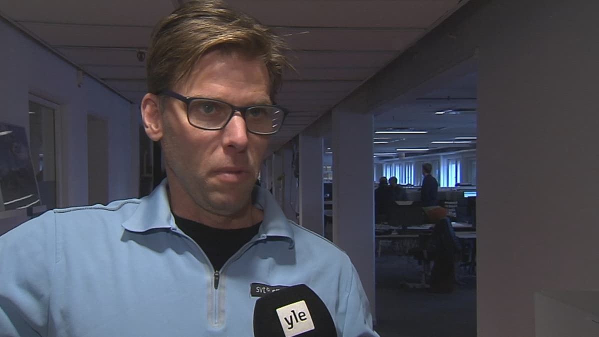 SVT:n toimittaja Rickard Lauenborg Ekman