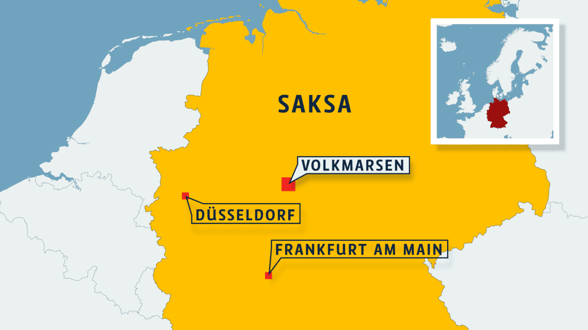 Volkmarsen kartalla
