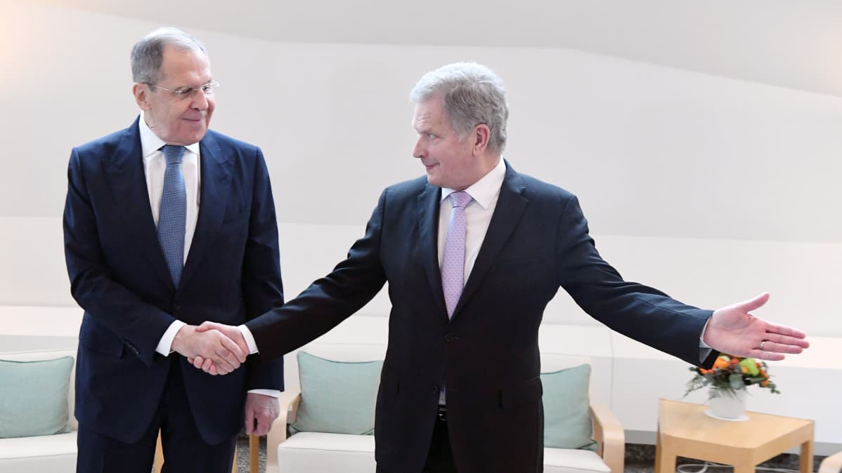 Sergei Lavrov ja Sauli Niinistö tapaavat Mäntyniemessä.