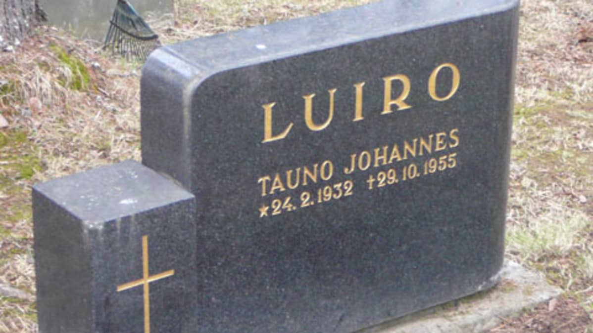 Tauno Luiron hauta