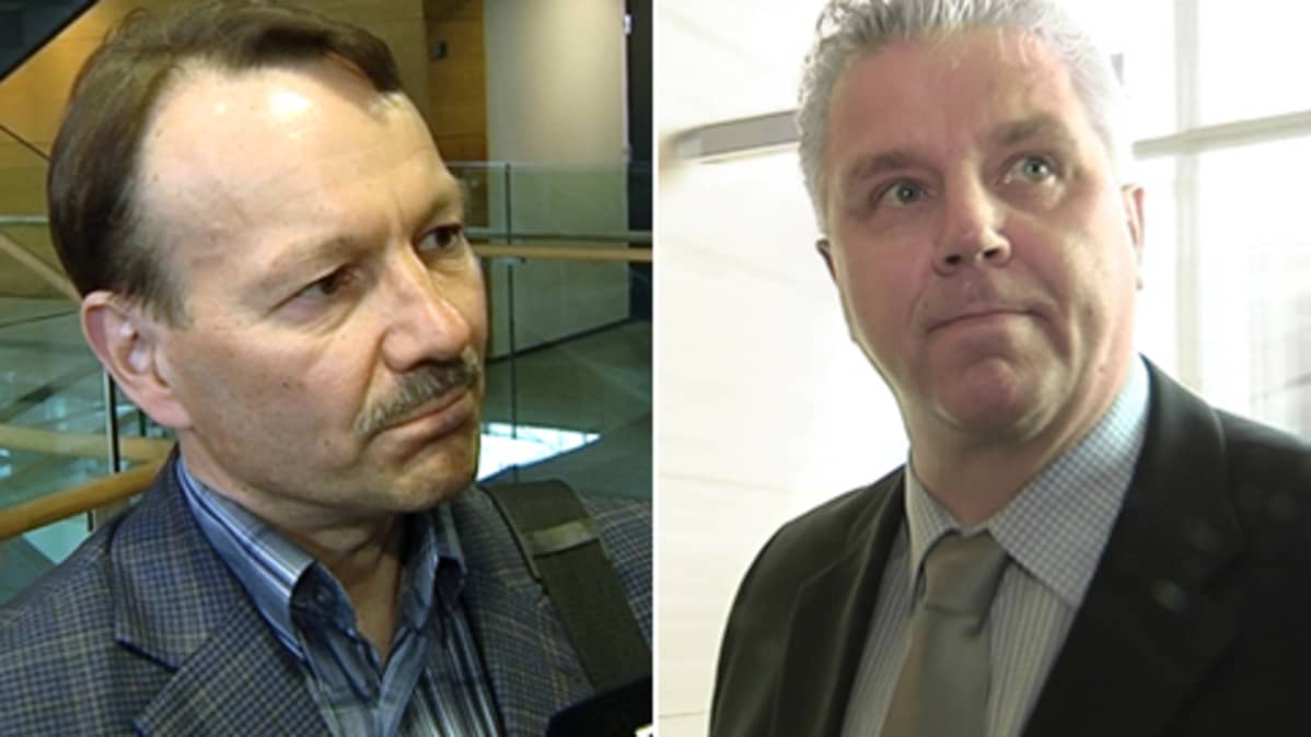 Antti Leppävuori (vas.) ja Jari Piirainen