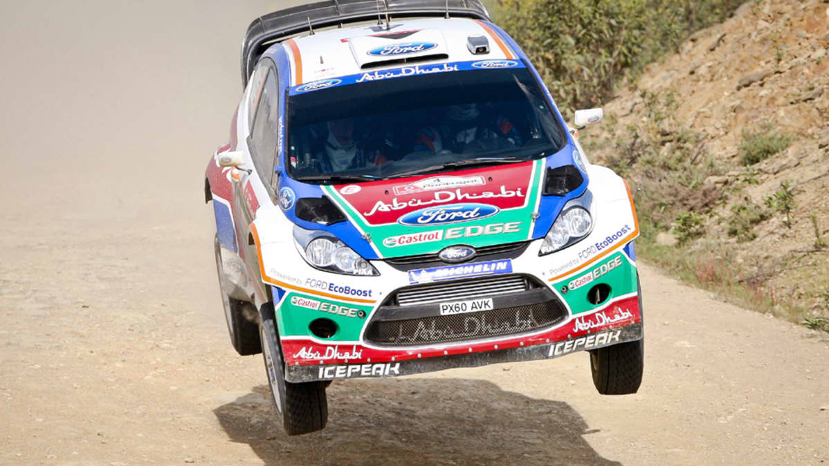 Jari-Matti Latvala Portugalin MM-rallissa 2011.