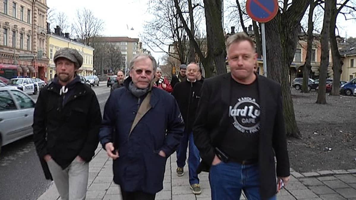 Antti Reini, Lauri Törhönen ja Reijo Mäki.