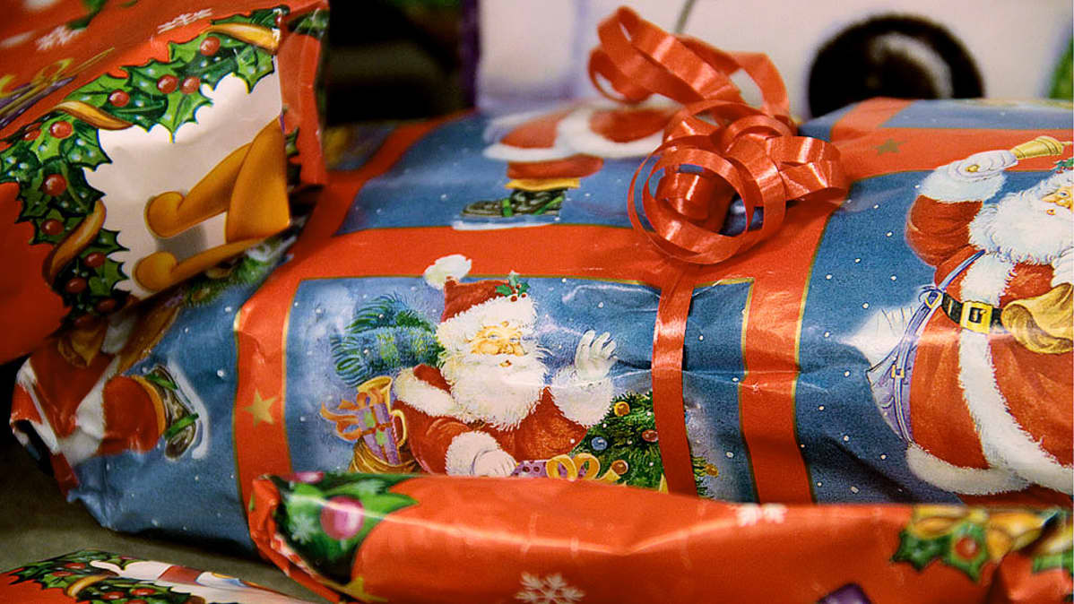 Joulupaketteja.